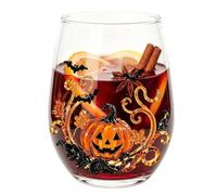 Verres À Boire Halloween 420 ml De Verrerie Décorative Transparente Fantôme