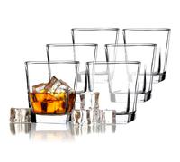 KADAX Verre pour boissons, lot de 6 Verres, 250 ml, verres à jus, verres à eau robustes, verres à whisky, verres à limonade, Passe au lave-vaisselle
