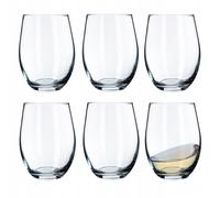 Verres à boisson KADAX, verres à eau en verre à neutrum-calcium, 580 ml