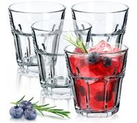 KADAX Lot de 4 verres à long drink - 230 ml - Passe au lave-vaisselle - Verre à long drink - Verre à cocktail empilable - Verres à café, verres à thé
