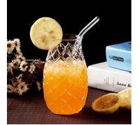 Verres à Cocktail en Verre Borosilicate de Haute Qualité Forme Ananas - Idéal pour Noël Halloween et Thanksgivin M VERRE A COCKTAIL