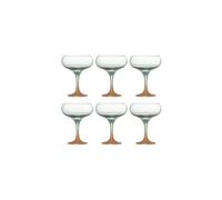 Verres à cocktail lot de 6 en verre multicolore Signe
