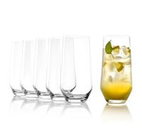 Verres à Eau et Long-Drink Quatrophil de Stölzle Lausitz 390 ml, set de 6, lave-vaisselle garanti, cristal sans plomb, sans trace de plombage