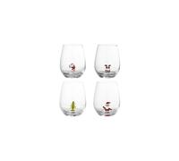 Verres à eau lot de 4 en verre transparent Misa