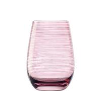 Verres à eau Twister Lilas - Set de 6 verres 465 ml en cristal sans plomb - Verres à cocktail modernes pour eau, jus, soda - Résistants aux chocs et lavables au lave-vaisselle - Made in Germany