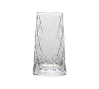 Verres à gobelet Verres à whisky en verre texturé transparent soufflé la main avec motif diamant relief(Moyen)