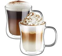 Verres à latte macchiato à double paroi 350 ml verre à café pour thé, glace YYV