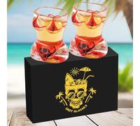 Verres à Shot Bikini Crâne - Verre Transparent 30ml