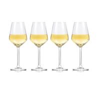 Verres à vin blanc Alpina - Coffret de 4 verres à vin - Verres de 38 ompatibles lave-vaisselle - Idée cadeau pour les amateurs de vin blanc
