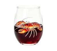 Verres à vin rouge sans pieds plats en verre avec motif | Verres à Cocktail Sans Pieds Côte Amoureux Maison Cuisine Bar Pour Fêtes Famille Réunion Anniversaire St