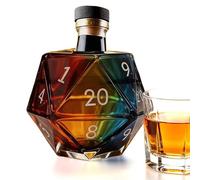 Verres à whisky, décoration vintage pour la maison en forme de dé, bouteille de whisky, convient pour fêtes à la maison, mariages, restaurant, barbecue, hôtel et bar, cadeau pour homme, papa,