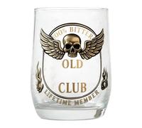 Verres à whisky Old Club - Verre à whisky - Design avec gaufrage vintage - Gobelet à whisky classique - Cadeau d'anniversaire