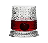Verres à whisky rotatifs - Verre à vin élégant - Gobelet rotatif pour soulager le stress à la maison - Ensemble de verres de qualité supérieure - Cadeau d'anniversaire idéal pour les pères et les
