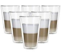 set 6 verres double paroi canteen 0.4 l transparent