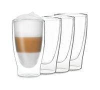 Verre à double paroi - Feelino by Klarstein DUOS - Set de 4 - Pour expresso & thé - 400 ml G