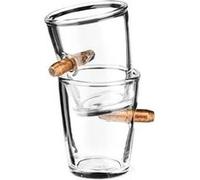 Verres shooter anti balles avec vraies balles incrustées (2 pièces)