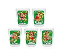 Verres shooter rasta (lot de 5) shot humoristique