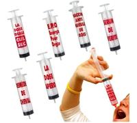 Verres shooters seringues x 6