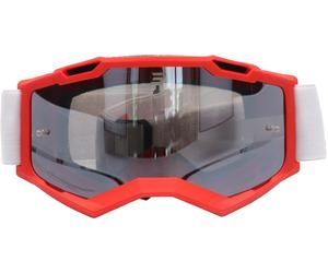Verres SHOT IRIS 2.0 SOLID mat rouge-verre clair + argent versp.