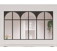 Verrière atelier art déco en aluminium thermolaqué noir 180 x 105 cm (L x H) ? ARCADEA
