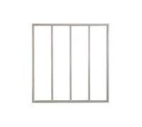 Verrière atelier en aluminium thermolaqué blanc 120 x 130 cm (L x H) - BAYVIEW