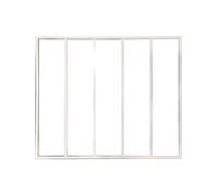 Verrière atelier en aluminium thermolaqué blanc 150 x 105 cm (L x H) - BAYVIEW