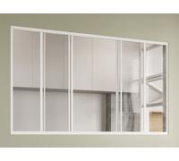Verrière coulissante en aluminium thermolaqué blanc 180 x 105 cm (L x H) - RAVENA