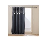 Verrière d'intérieur Panorama - Ensemble de 7 - 210 x 105 cm - Aluminium - Verre trempé - Noir