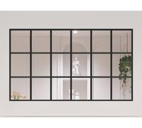 Verrière style orangerie en aluminium thermolaqué noir 180 x 105 cm (L x H) ? ORANSA