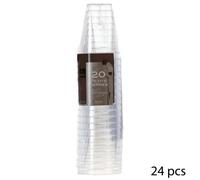 Five Gloves Verrines réutilisables en plastique transparent – Lot de 20 – 60 ml