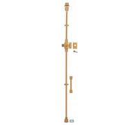 Verrou double entrée Mirage 6 pour porte d'entrée, cylindre 45mm, tringle 3 pts en acier, gauche, 3 clés, bronze - THIRARD