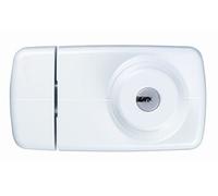 ABUS Serrure de porte 532733 7025 W double cylindre blanc
