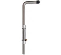 Verrou à baïonnette à douille renforcée réglable en acier zingué blanc - 16 x 500 mm BOURG INDUSTRIES