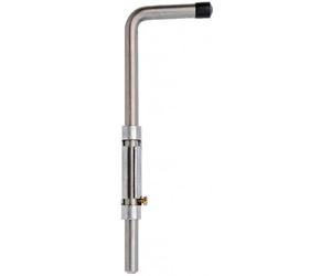 Verrou à baïonnette à douille renforcée réglable en acier zingué blanc - 16 x 500 mm BOURG INDUSTRIES
