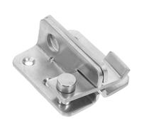 Verrou à Bascule en Acier Inoxydable pour Porte en Bois | Argenté, Usage sur Portes Principales, Structure Robuste, Sécurité Renforcée, Verrouillage Fiable, Design Simple