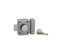Verrou à bouton Alouette pour porte intérieure 50mm acier chromé brillant - THIRARD