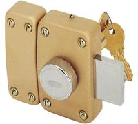 Serrure à bouton 25 Bronze Gold City Cylindre 40 mm S Entr - 3 cycles