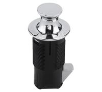 Verrou à bouton-poussoir, serrure ronde pour portes de placard de style nautique, idéale pour les yachts, les camping-cars et les caravanes