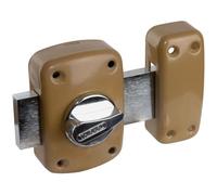 Verrou à bouton - THIRARD - Corvette - Acier chromé - Cylindre rond 45 mm - 3 clés