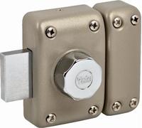 Verrou à bouton YALE - Cylindre 6 goupilles Ø 23 L 40 mm - YV26 - 20191000