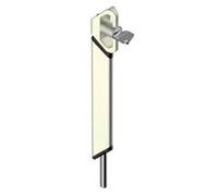 Verrou à clé en applique 300 mm ALMA - Ral 9010 Blanc - 241-300-9010