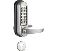 Verrou à combinaison mécanique pour serrure encastrable pour porte intérieure, carré 7mm, chromé mat - THIRARD