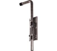 Verrou à douille HR 16x300mm plaque large bichromaté - MERMIER - M-458303 Noir G