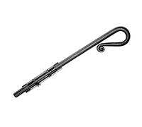 Verrou à douille rustique à visser étroite noire 16 x 400 mm MERMIER M-464402