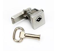 Verrou à langue en acier inoxydable à tête carrée pour serrure de porte de bateau Petit carré scellé 1 pièce