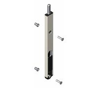 Verrou à pose en feuillure - aluminium - 260 mm - argent - Dator 6840 LA CROISÉE DS