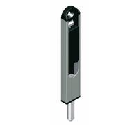 Verrou à pose en feuillure - aluminium - 260 mm - noir - Dator 6840 LA CROISÉE DS