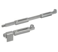 Verrou à tige carré à souder 10X10mm longueur 130mm - - 009130A