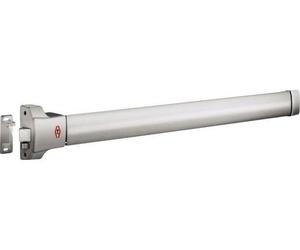 Verrou anti-panique Push Bar 90+ 2 points H et B Vert 845 mm Argent