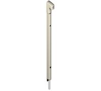 Verrou applique Danaos canne à clé MV 536 mm alu RAL9006 LA CROISEE DS DS6367-007